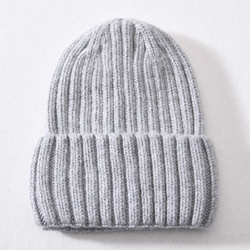 Winter Silk Satin-lined Knit Beanie