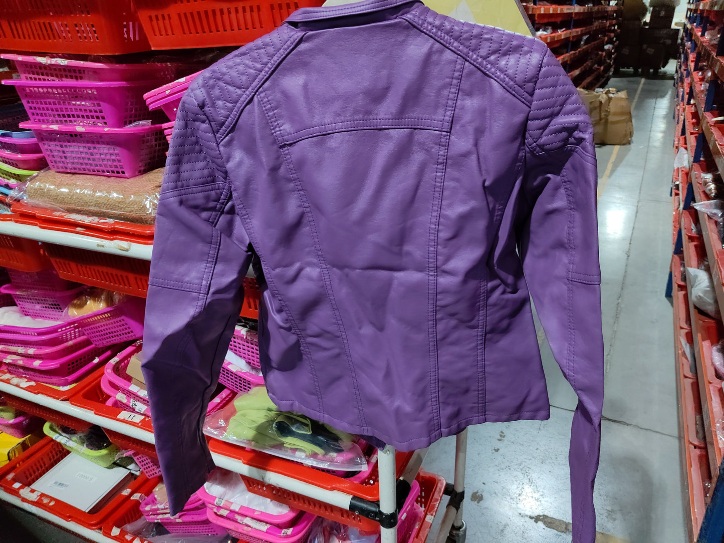 Women's Leather Jackets Women's Short Jackets Slim Thin Leather Jackets Ladies Motorcycle Suits