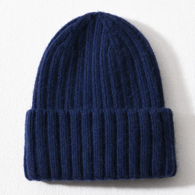 Winter Silk Satin-lined Knit Beanie